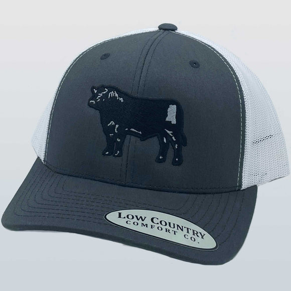 Mississippi Cow Branded Charcoal/White