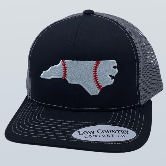 North Carolina Baseball Black/Charcoal Hat