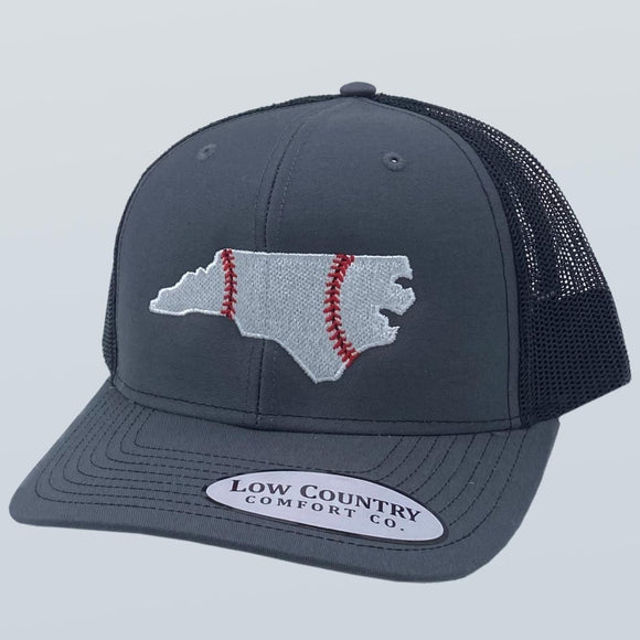 North Carolina Baseball Charcoal/Black Hat