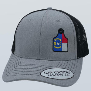 North Carolina Cow Tag Heather/Black Hat