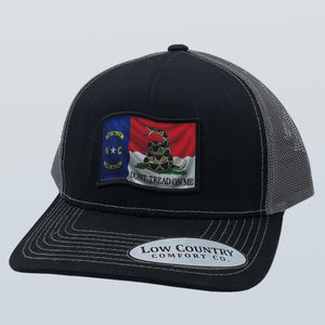 North Carolina DTOM Woven Patch Hat Black/Charcoal