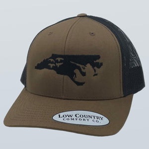 North Carolina Duck Coyote Brown/Black Hat