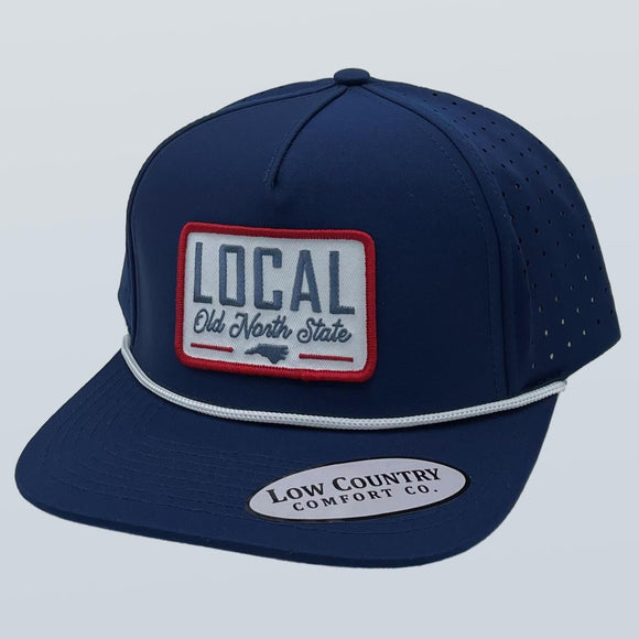 North Carolina Local Woven Patch Navy 5PERF