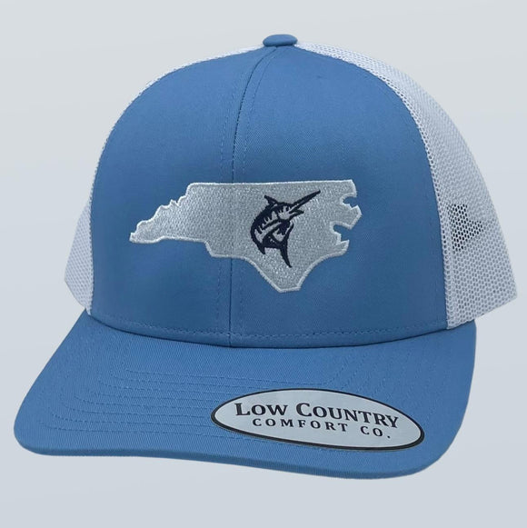 North Carolina Marlin Columbia Blue/White Hat