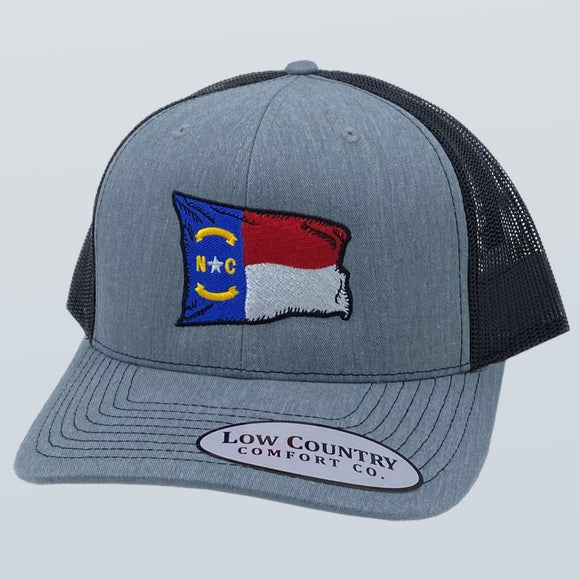 North Carolina Wavy Flag Heather/Black Hat