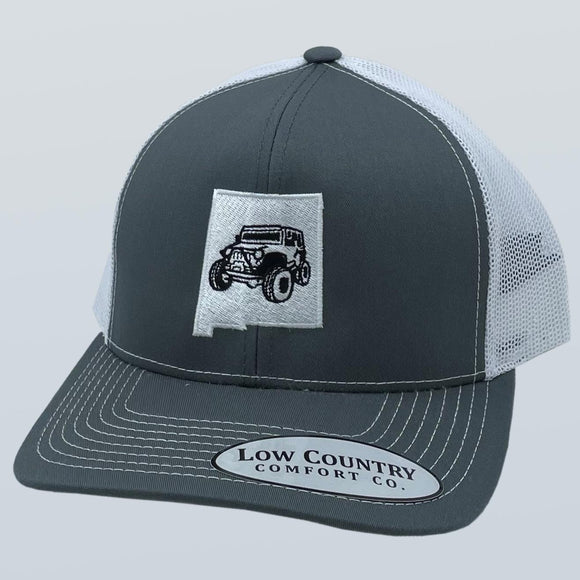 New Mexico Jeep Charcoal/White Hat