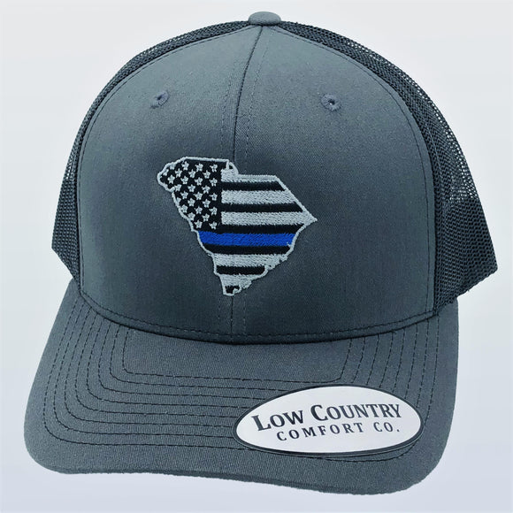 South Carolina Blue Line Charcoal/Black Hat