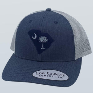 South Carolina Flag Heather Navy/Silver Hat