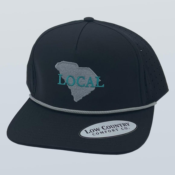 South Carolina Local Embroidery Performance Rope Black Hat