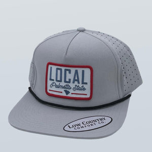 South Carolina Local Patch Performance Rope Grey Hat