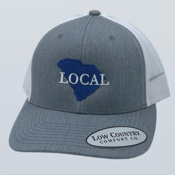 South Carolina Local Embroidery Heather/White Hat
