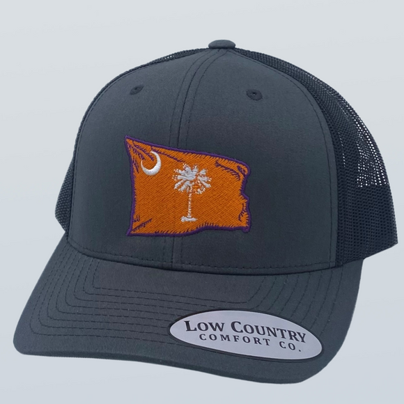 South Carolina Wavy Flag Clemson Charcoal/Black Hat