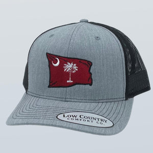 South Carolina Wavy Flag USC Heather/Black Hat