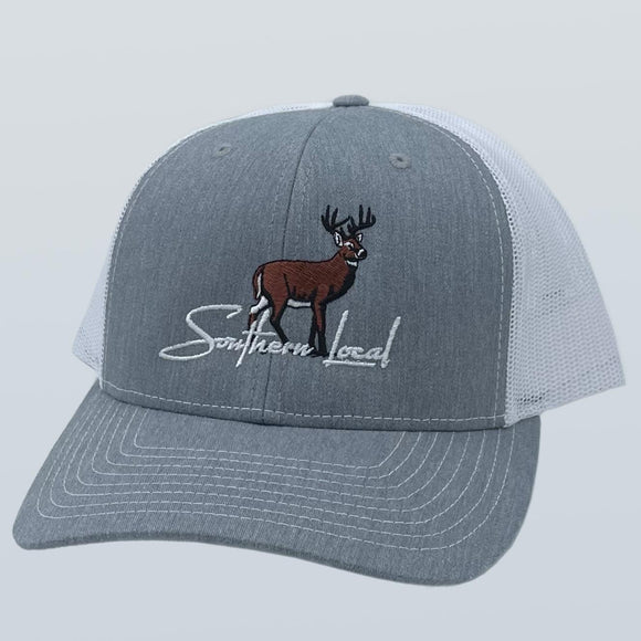 Southern Local Deer Hat Heather/White