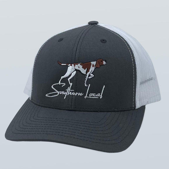 Southern Local Pointer Hat Charcoal/White