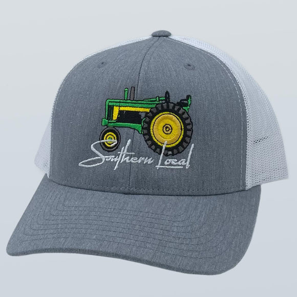 Southern Local Tractor Hat Heather/White