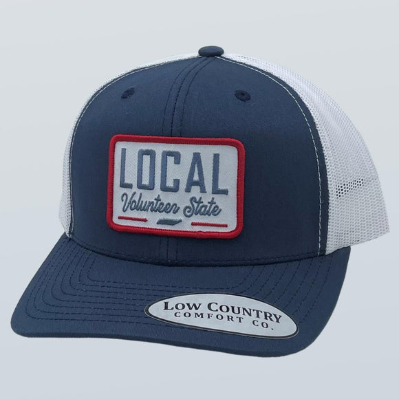 Tennessee Local Patch Navy/White Hat
