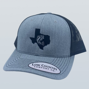 Texas Bass Hat Heather/Black