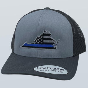 Virginia Blue Line Heather/Charcoal/Black Hat