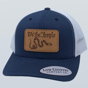 We The People Patch Navy/White Hat