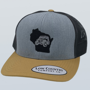 Wisconsin Jeep Heather/Gold/Black Hat