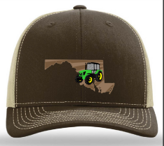 Maryland Tractor Green Brown/Khaki Hat